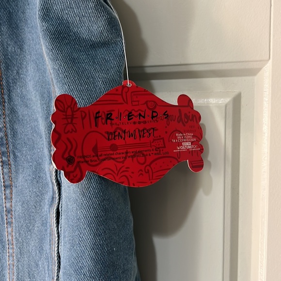 Friends denim vest you’re my lobster new xl - Picture 4 of 6